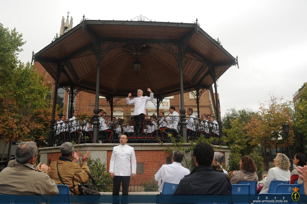 Concierto de la Banda Sinfónica de la Agrupación de IM en la Plaza de Chamberí